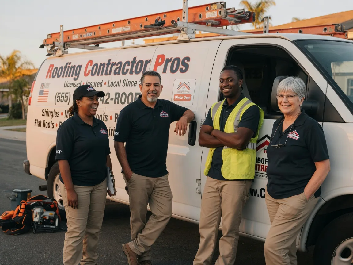 Local Roofing Contractors company in Laura, IL